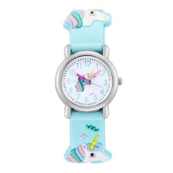 Kids Quartz watch - silicone strap with unicornWatches