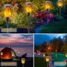 LED solar lamp - torch with flickering light - waterproofSolar lighting
