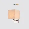 LED-Wandleuchte - moderne Textillampe - E27 - 5W