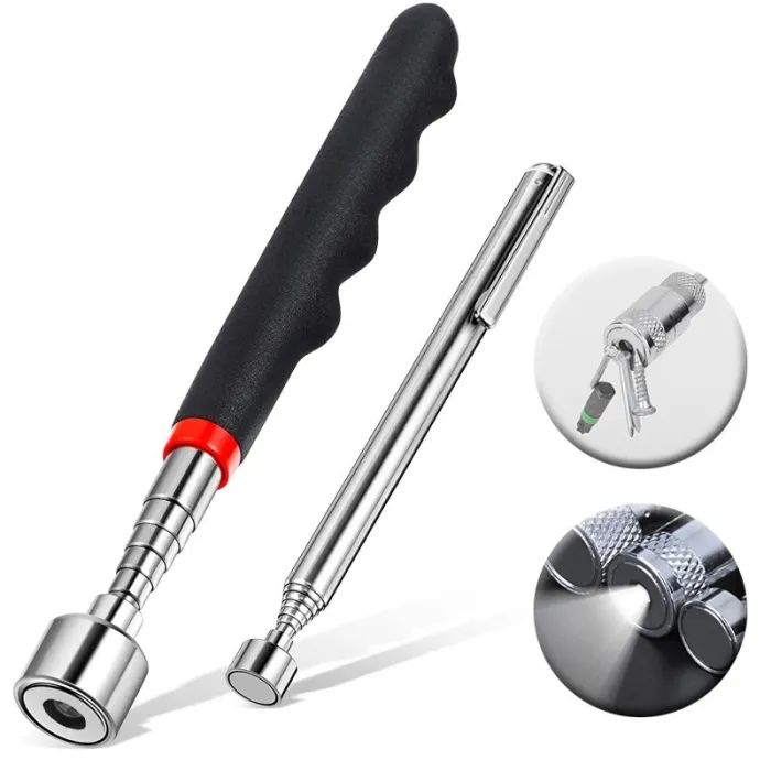 Teleskopisches Mini-Magnet-Pickup-Tool – mit LED