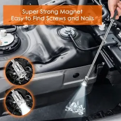 Teleskopisches Mini-Magnet-Pickup-Tool – mit LED