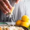 Edelstahlreibe - für Käse - Schokolade - Zitronen- / Orangenhaut