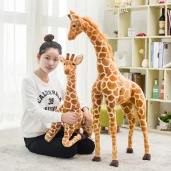 Realistic giraffe - plush toyCuddly toys