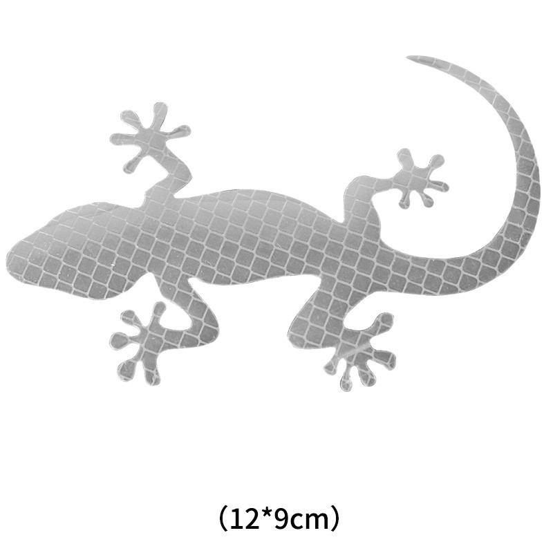 Reflektierender Autoaufkleber - Geckomuster - 2 Stück