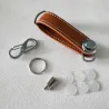 EDC pocket key organizer - leather pouch - keychainKeyrings