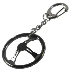 Schlüsselanhänger aus Metall mit Lenkrad