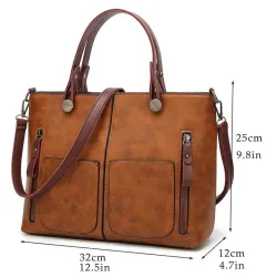 Elegante Umhängetasche aus Leder