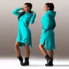 Women's hooded dress - long pulloverHoodies & Jumpers