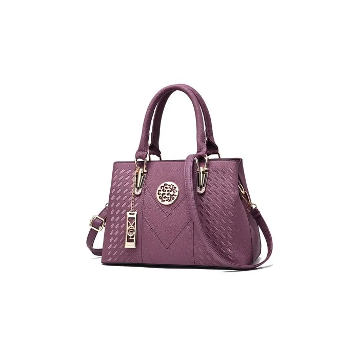 Elegant leather shoulder bag - handbagHandbags