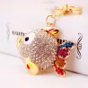 Colorful crystal fish - keychainKeyrings