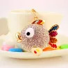 Colorful crystal fish - keychainKeyrings