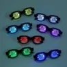 LED-Leuchtbrille - Punk-Stil - USB