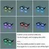 LED-Leuchtbrille - Punk-Stil - USB