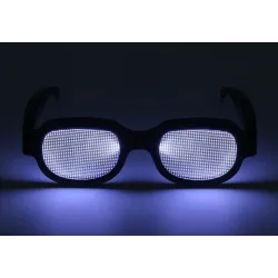 LED-Leuchtbrille - Punk-Stil - USB