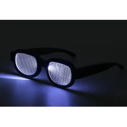 LED-Leuchtbrille - Punk-Stil - USB