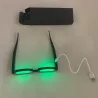 LED-Leuchtbrille - Punk-Stil - USB