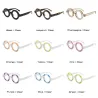 Runde Retro-Sonnenbrille - klare Gläser