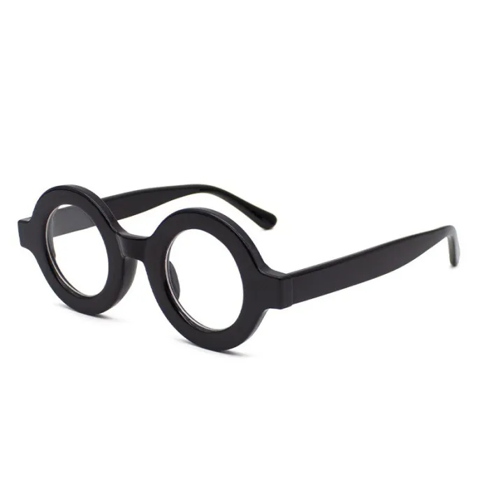 Runde Retro-Sonnenbrille - klare Gläser