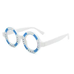 Retro round sunglasses - clear lensesSunglasses