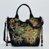 Canvas-Handtasche - buntes Ethno-Design