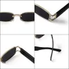Rechteckige Vintage-Sonnenbrille - UV 400