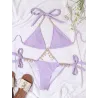 Sexy Bikini-Set - mit Kristall-/Metallverzierungen