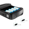 16340 CR123A battery - rechargeable - 3.7V - 800mAh - with chargerBattery