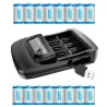 16340 CR123A battery - rechargeable - 3.7V - 800mAh - with chargerBattery
