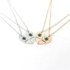 Heart shaped pendant with necklace - BEST BUDS - 2 piecesNecklaces