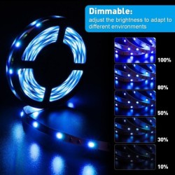 RGB-LED-Streifen - Bluetooth - mit Fernbedienung