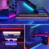 RGB-LED-Streifen - Bluetooth - mit Fernbedienung