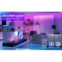 RGB-LED-Streifen - Bluetooth - mit Fernbedienung