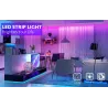 RGB-LED-Streifen - Bluetooth - mit Fernbedienung
