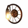Vintage Industrierad - Wandlampe