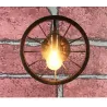 Vintage Industrierad - Wandlampe