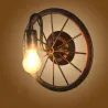 Vintage Industrierad - Wandlampe