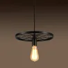 Vintage Deckenlampe - Eisenrad