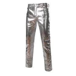 Modische glänzende Metallic-Hose