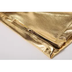 Modische glänzende Metallic-Hose