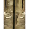 Glänzende Metallic-Kapuzenweste