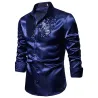 Glänzendes Metallic-Langarmshirt - mit dekorativen Pailletten