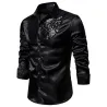 Glänzendes Metallic-Langarmshirt - mit dekorativen Pailletten