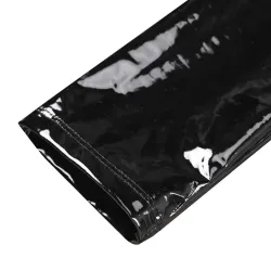 Jacke aus glänzendem Lackleder