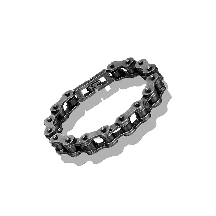 Retro stainless steel bracelet - motorcycle chain designBracelets