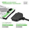SATA Kabel auf USB 3.0 / USB 2.0 - Adapter