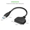 SATA Kabel auf USB 3.0 / USB 2.0 - Adapter