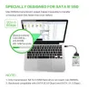 SATA Kabel auf USB 3.0 / USB 2.0 - Adapter