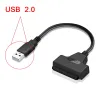 SATA Kabel auf USB 3.0 / USB 2.0 - Adapter