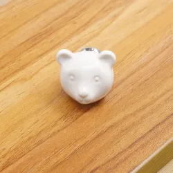 3D-Keramikbär - Möbelgriffe - Knöpfe