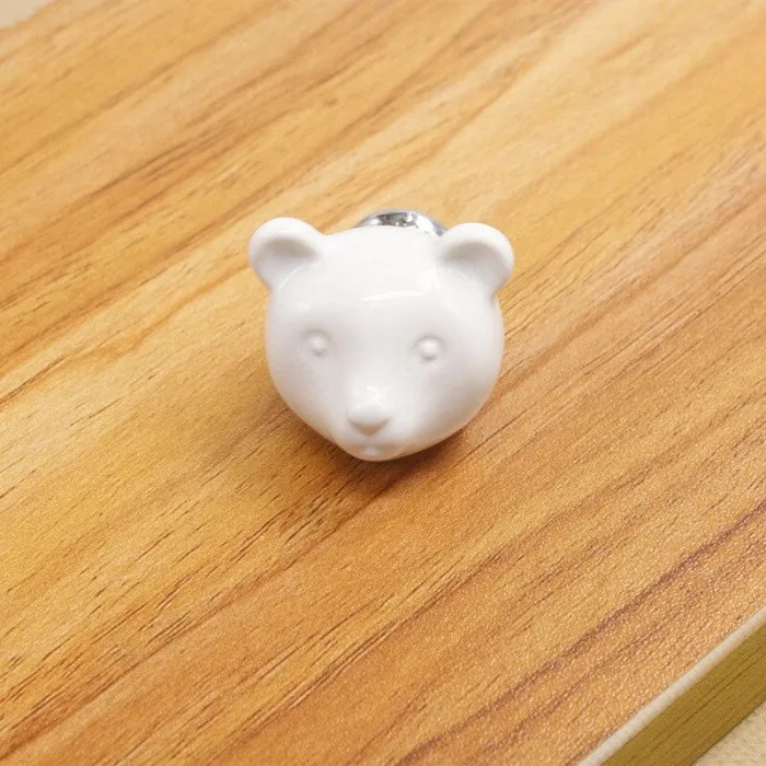 3D-Keramikbär - Möbelgriffe - Knöpfe
